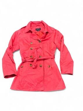 St. John's Bay Women's Red and Pink Coat